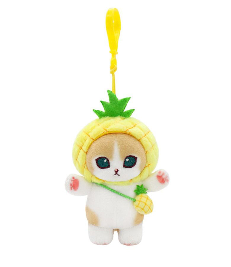 Mofusand Fruit Costume Plush Keychain – 4 Designs Random(9cm)