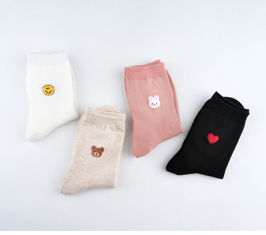 Boucle Mini Icon Crew Socks 4 Colors
