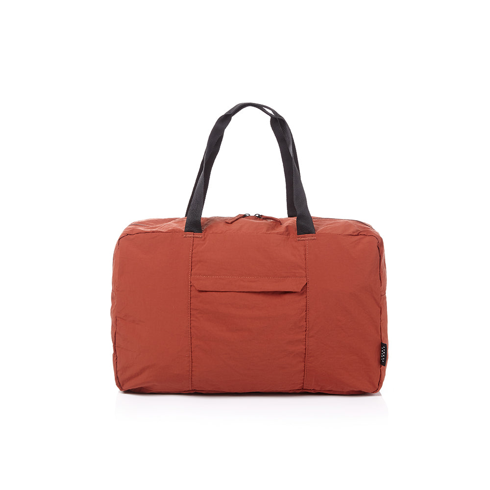 FeatherLite Foldable Travel Tote – Brick Brown