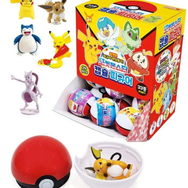 NEW! Pokémon Figure random Mystery Capsule Toy BOX - Luckyplanetusa