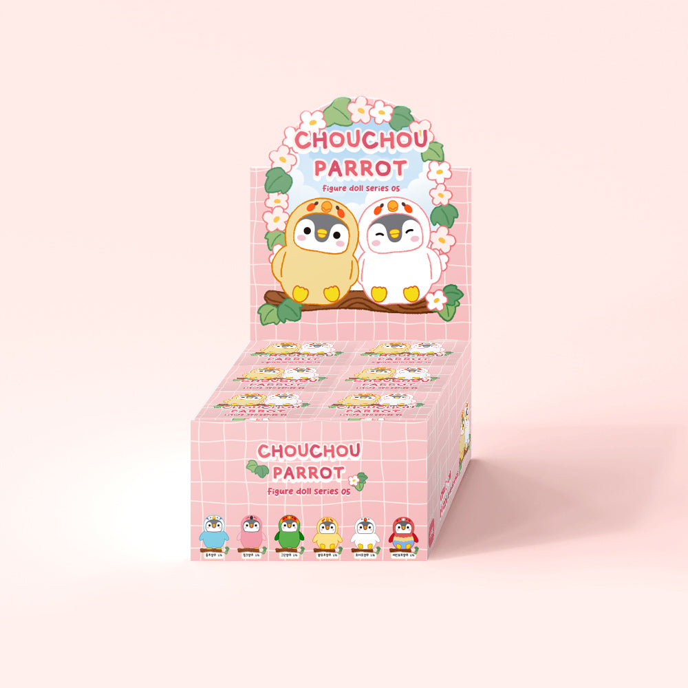 Chouchou Parrot Figure Doll Series 05 – Tropical Penguin Friends - Luckyplanetusa