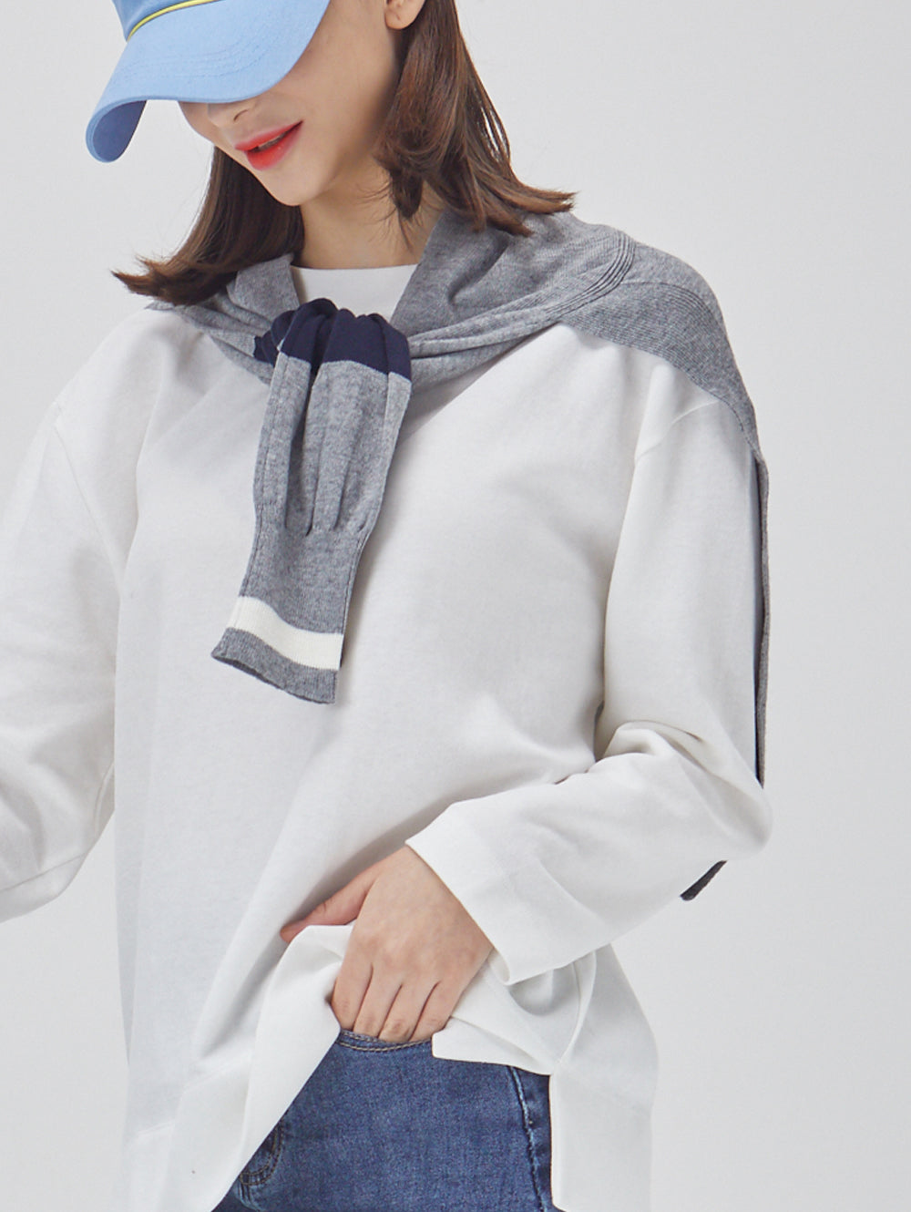 Lucky 07 Knit Shawl Scarf Made in Korea