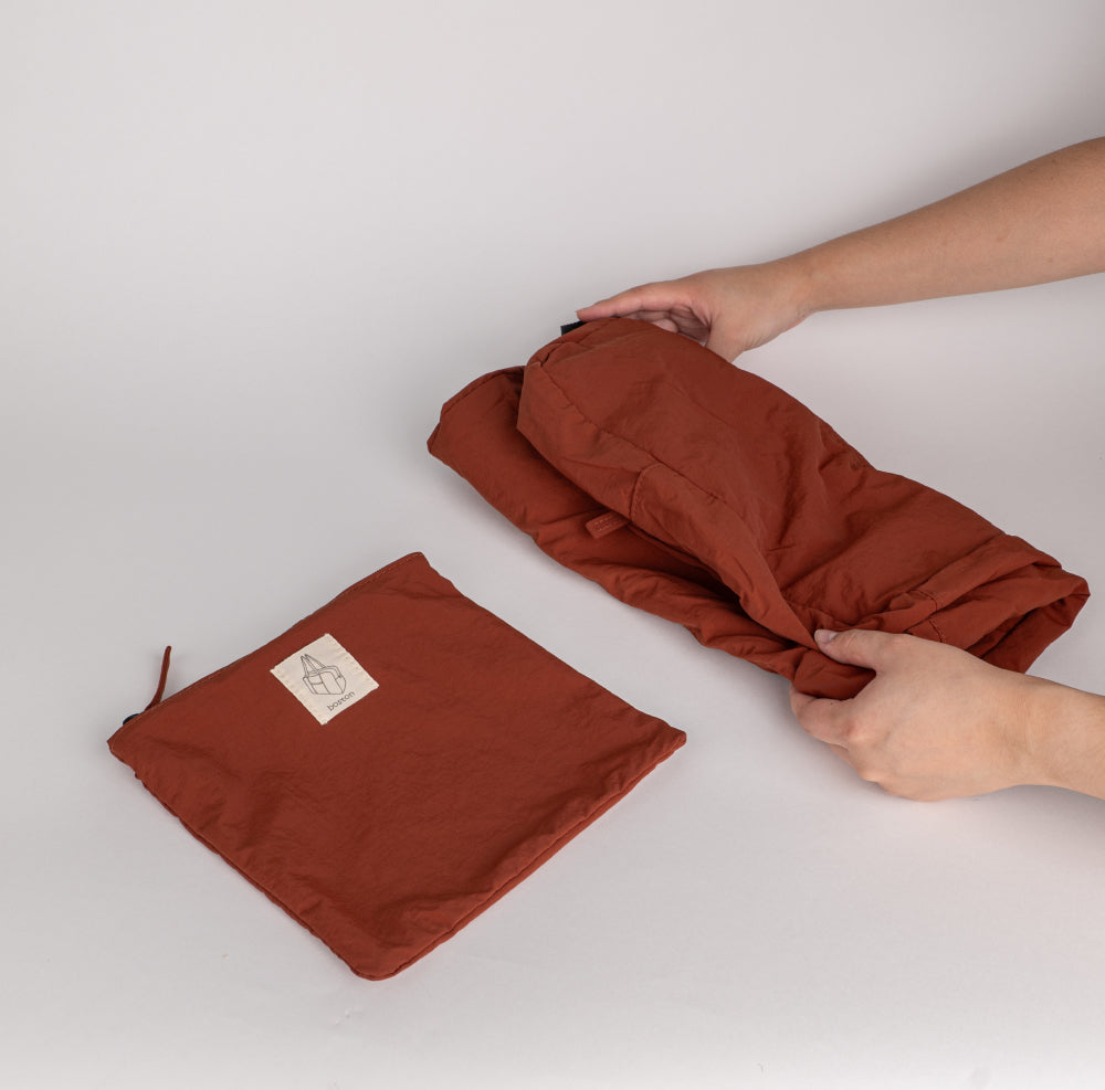 FeatherLite Foldable Travel Tote – Mustard