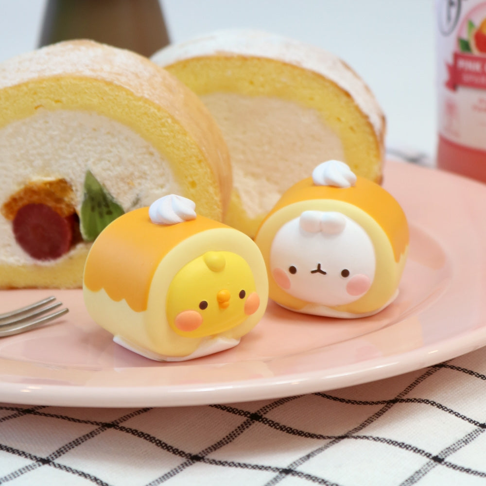 Molang Roll Cake Blind Box Figure Series