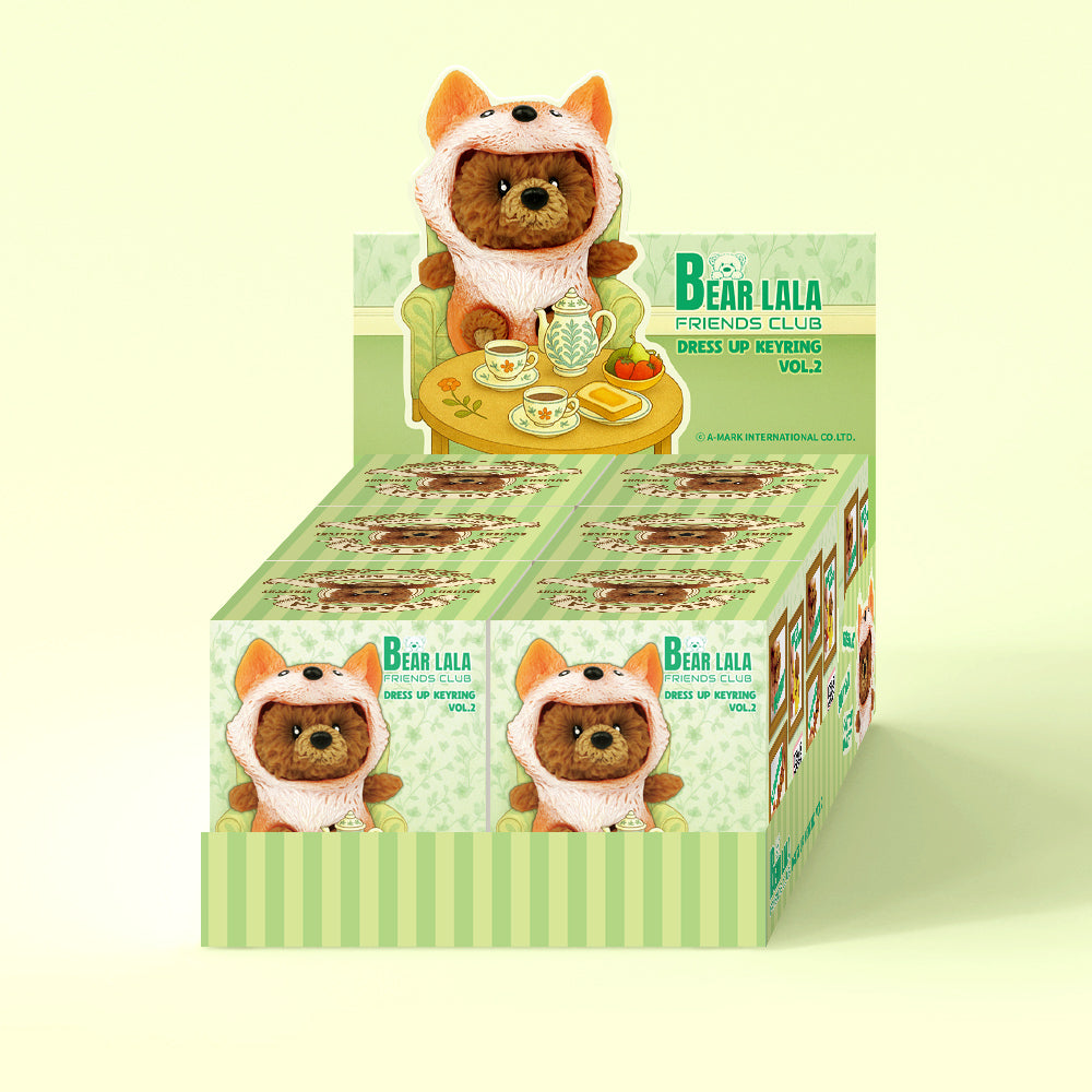 Bear Lala Friends Club Dress Up Keyring Series Vol.2(Blind Box)