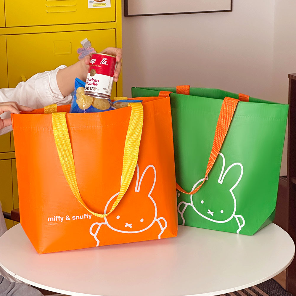 Miffy and Snuffy Large Eco Tote Bag Reusable Shopper Bag