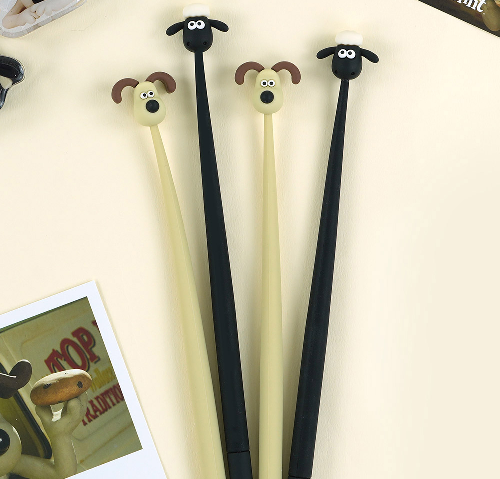 Wallace & Gromit Swing Gel Pen – 0.5mm (Gromit / Shaun)