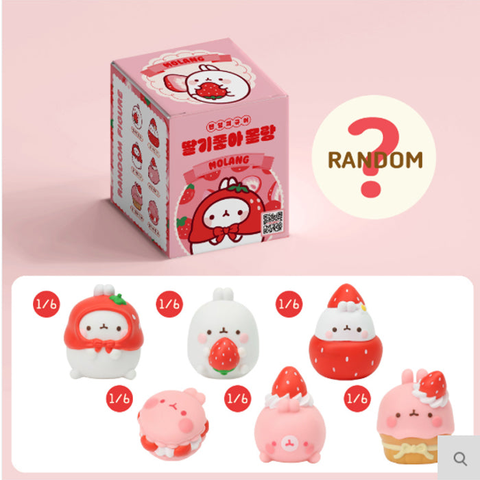 Molang Strawberry Party Blind Box Figure Series