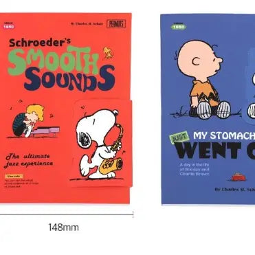 Peanuts Snoopy Tab-Cover Lined Notebook – A5 Size