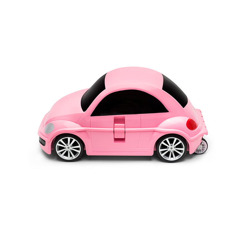 Volkswagen Beetle Kids Ride-On Suitcase Pink– Officially Licensed