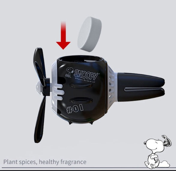 Peanuts Snoopy Car Diffuser Air Freshener Propeller Design