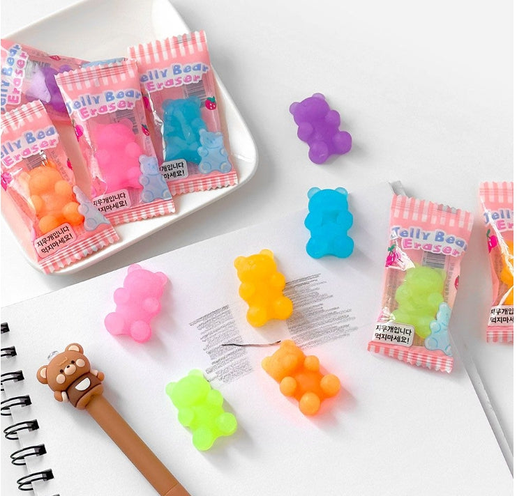 Jelly Bear Eraser – Candy Style Gummy Bear Eraser BOX
