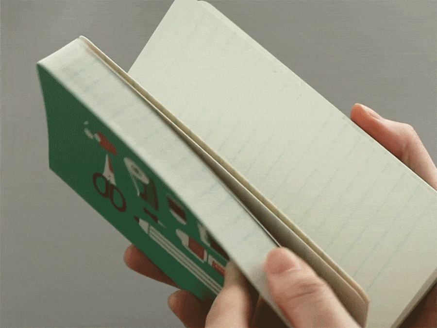 Iconic Slow Handy Notebook (Lined Pocket Notebook) - Luckyplanetusa