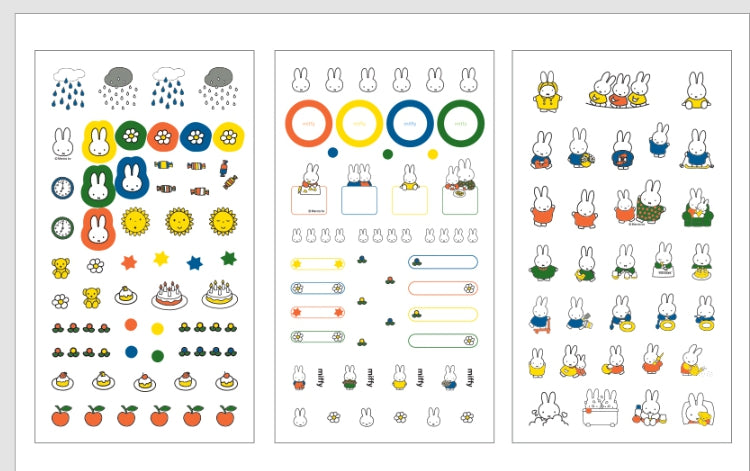 Miffy 2026 Updated Planner Diary with keyring , sticker Set