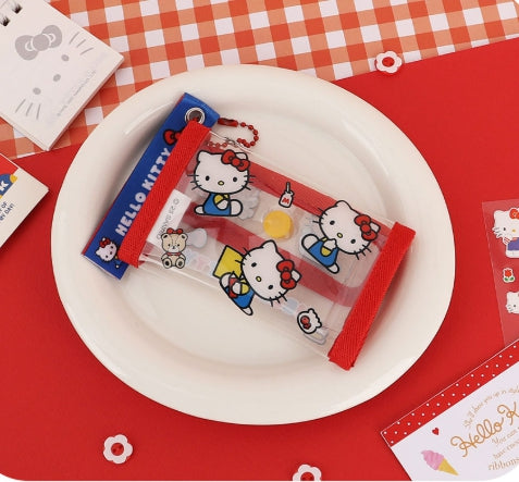 Sanrio Hello Kitty Clear Card Wallet multi Pouch
