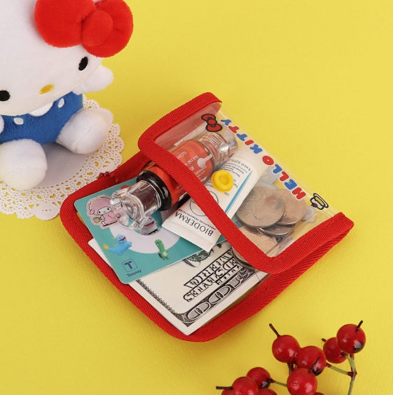 Sanrio Hello Kitty Clear Card Wallet multi Pouch