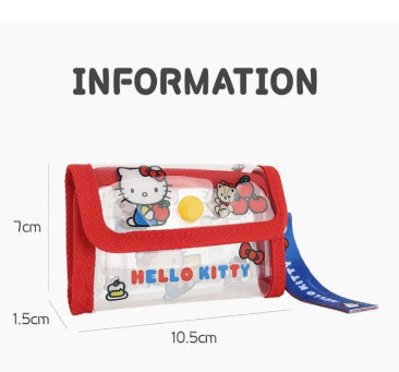 Sanrio Hello Kitty Clear Card Wallet multi Pouch