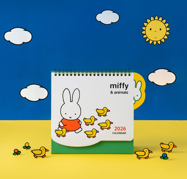 Miffy & Animals 2026 Desk Calendar