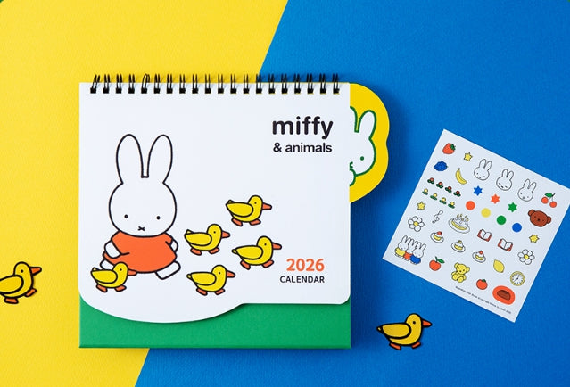 Miffy & Animals 2026 Desk Calendar