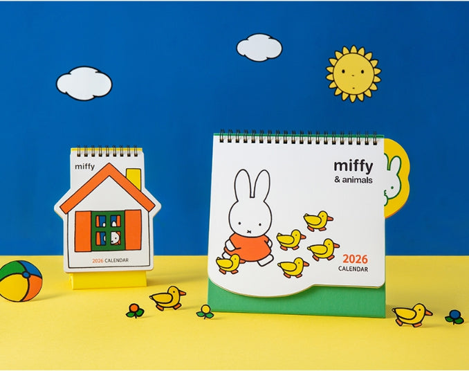 Miffy & Animals 2026 Desk Calendar