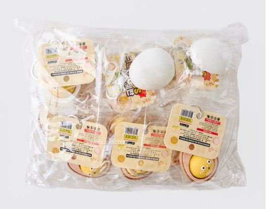 Boiled Egg vs Roasted Egg Clicker Key cap Keychain - Luckyplanetusa