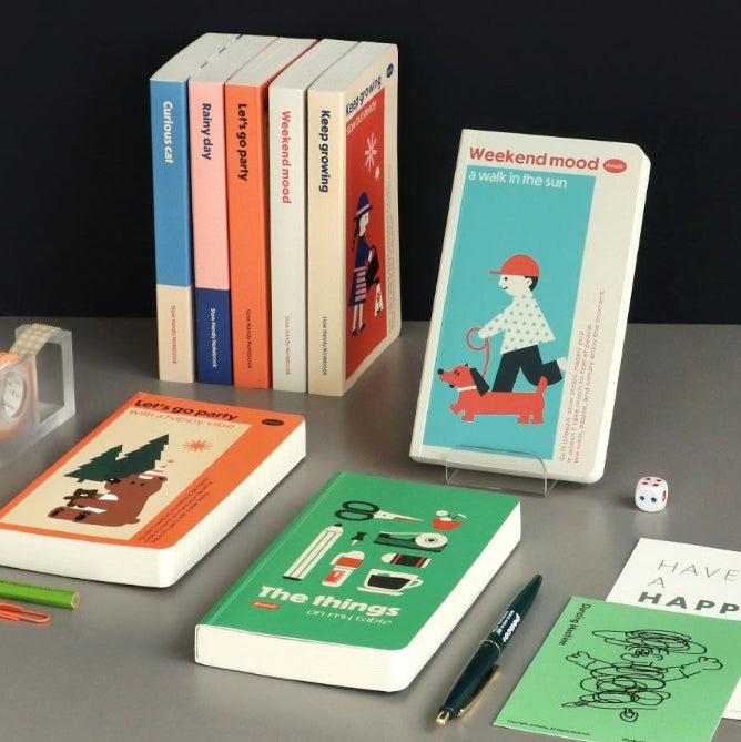 Iconic Slow Handy Notebook (Lined Pocket Notebook) - Luckyplanetusa
