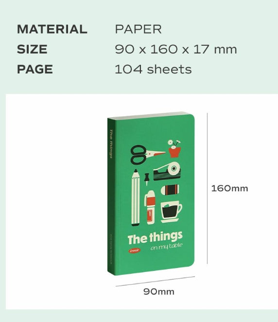 Iconic Slow Handy Notebook (Lined Pocket Notebook) - Luckyplanetusa