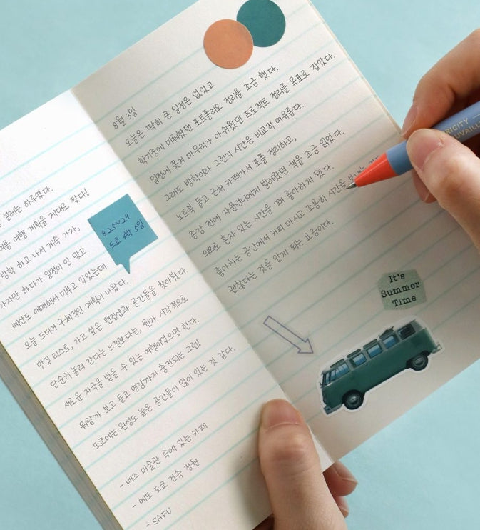 Iconic Slow Handy Notebook (Lined Pocket Notebook) - Luckyplanetusa