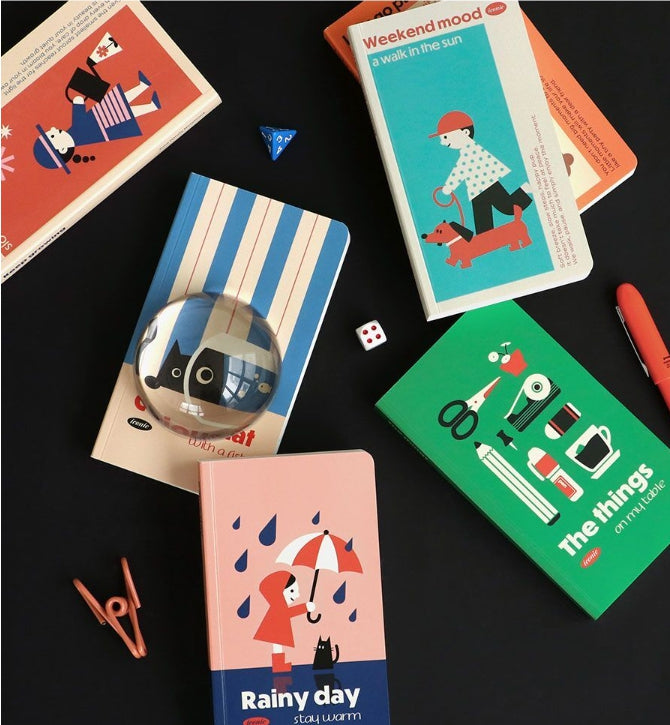 Iconic Slow Handy Notebook (Lined Pocket Notebook) - Luckyplanetusa