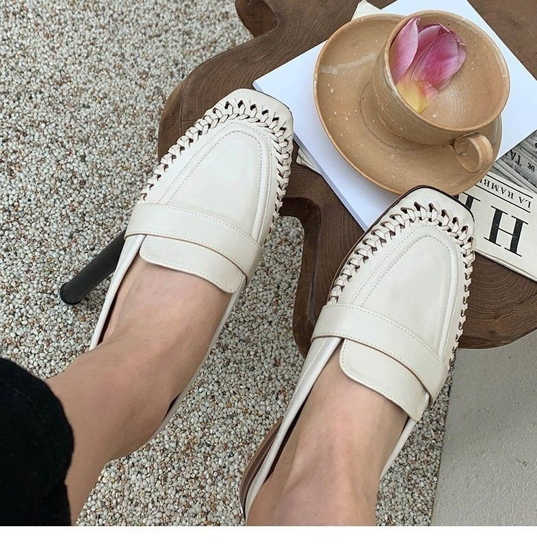 Everyday Woven Leather Mule – Soft Comfort Edition - Luckyplanetusa