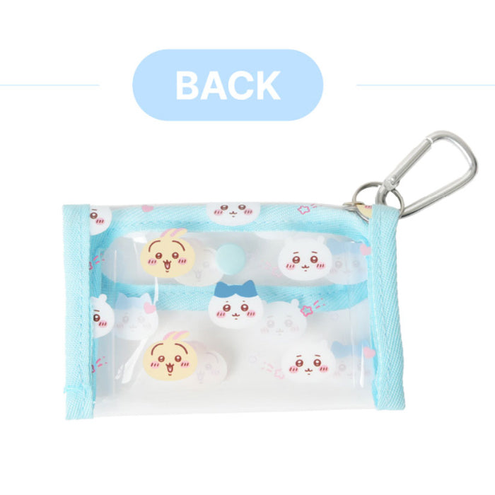Chiikawa Official Licensed Clear Mini Pouch with Carabiner – 3 Colors
