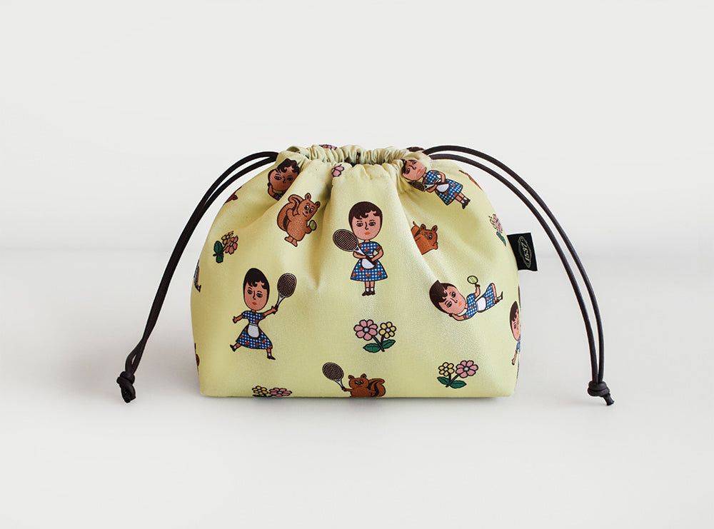 1537 Made in Korea Oxford Cotton Insulated Lunch Pouch – 3 Styles