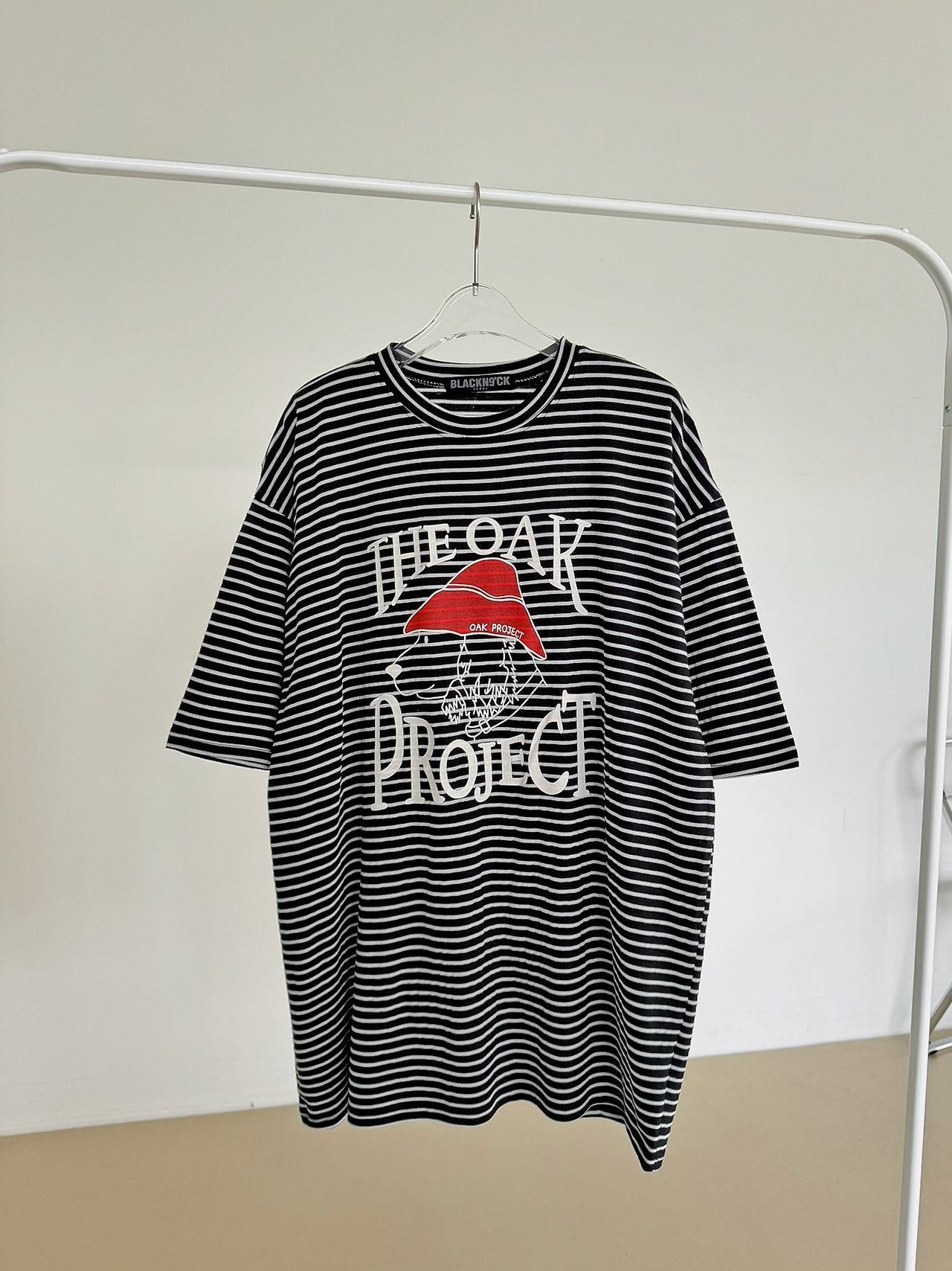 Oak Project Stripe Oversized Tee - Luckyplanetusa