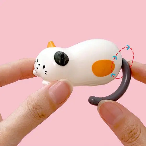 Rolling Kitty Wind-Up Toy Box