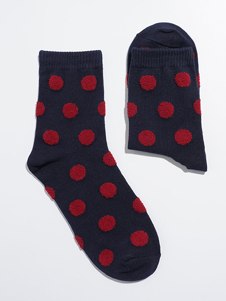 Mongle Mini Polka Dot Fashion Socks-Made in Korea