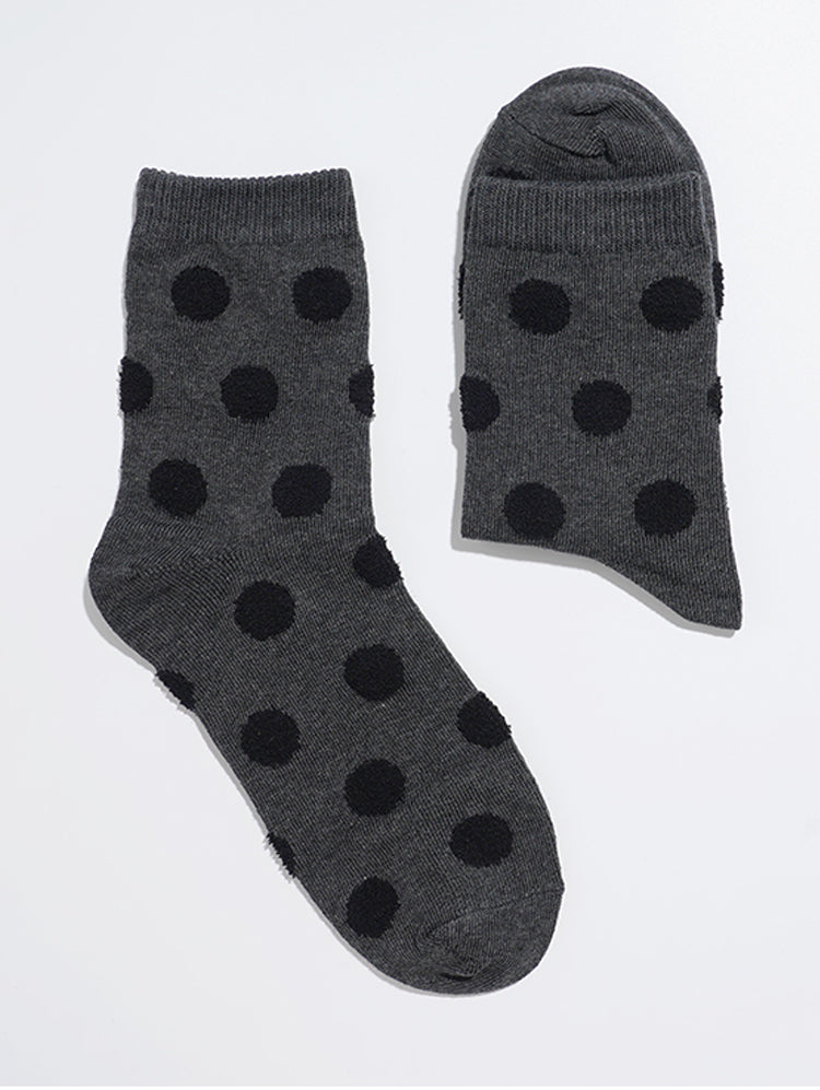Mongle Mini Polka Dot Fashion Socks-Made in Korea