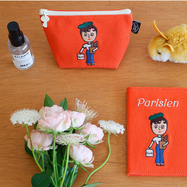 1537 Boat Pouch – Small (Embroidered Character Series) 4 design - Luckyplanetusa