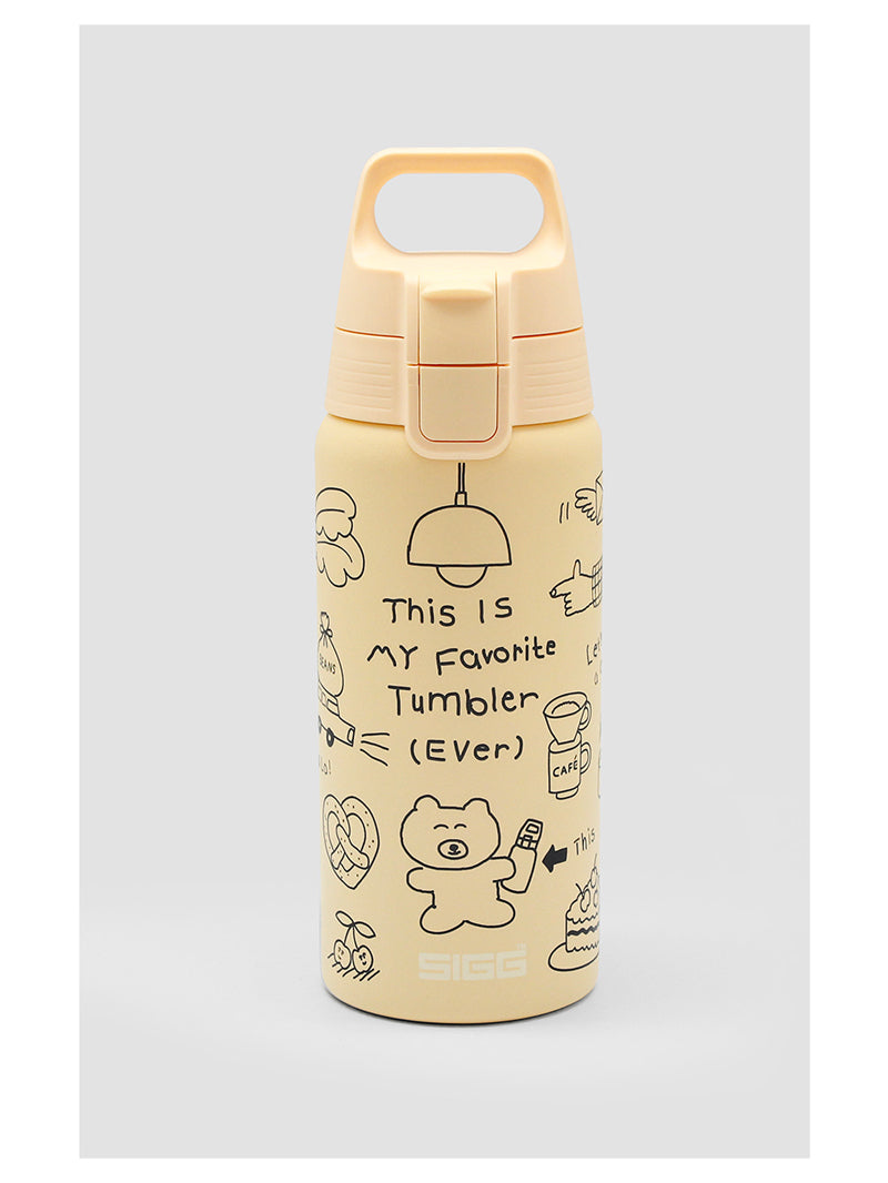 SIGG On-the-Go Tumbler Doodle 1537 Design printed in Korea