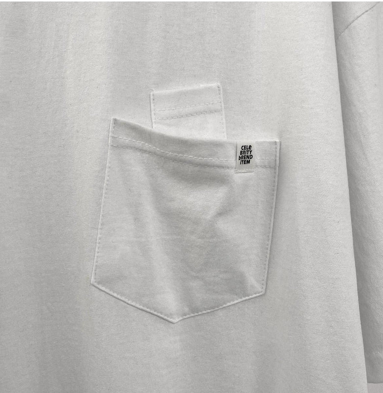 Everyday Ease Pocket Cotton Tee Made in Korea - Luckyplanetusa