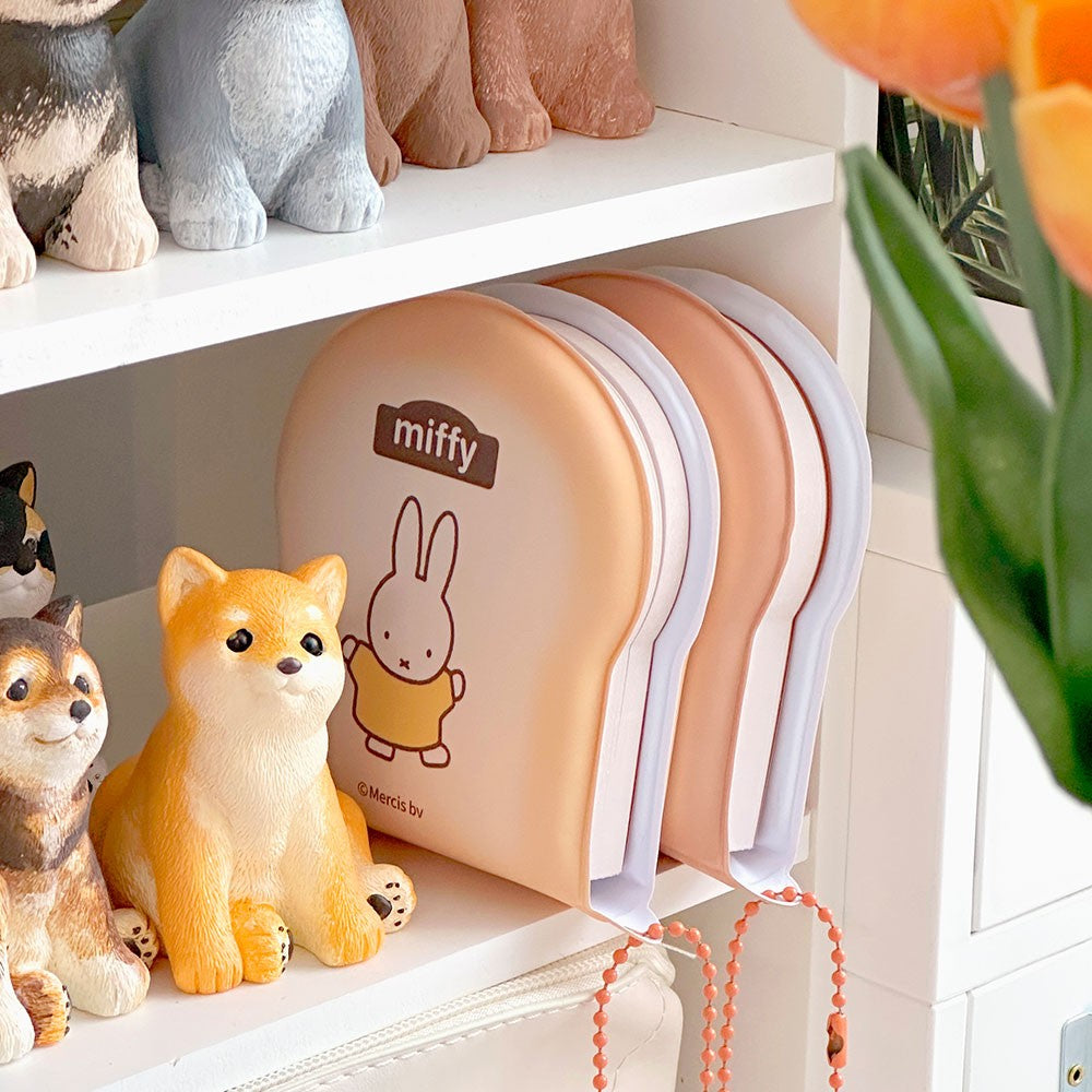 Miffy Toast-Shaped Memo Keyring