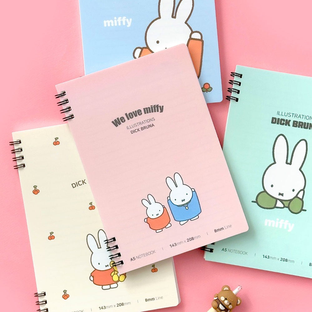 Miffy Twin-Ring A5 Notebook