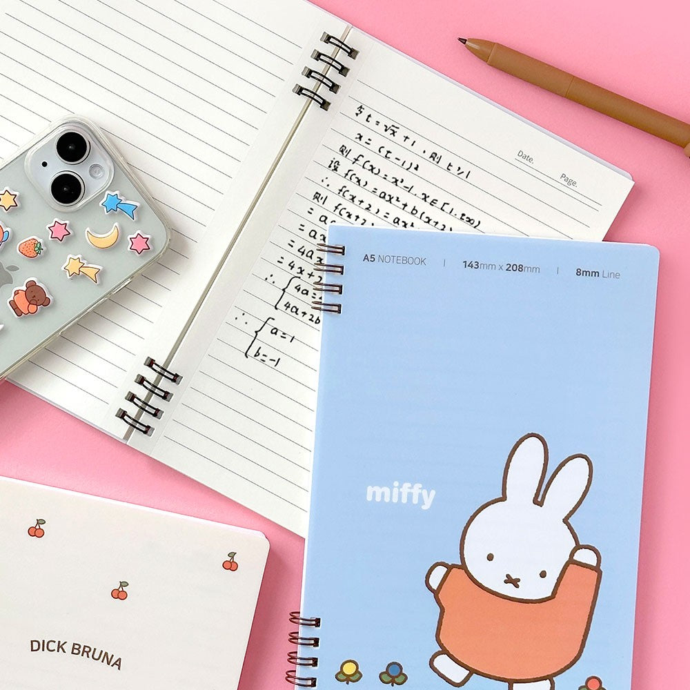 Miffy Twin-Ring A5 Notebook