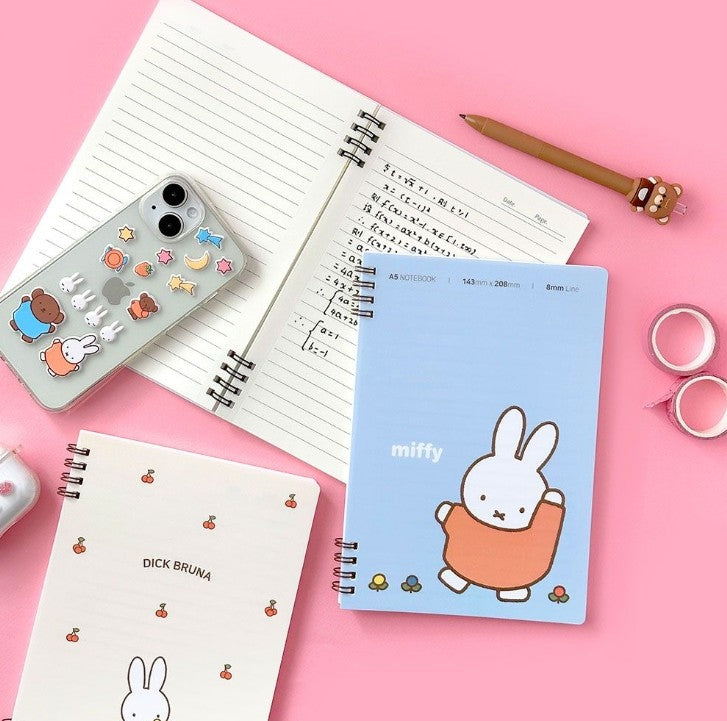 Miffy Twin-Ring A5 Notebook