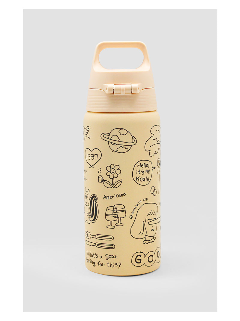 SIGG On-the-Go Tumbler Doodle 1537 Design printed in Korea