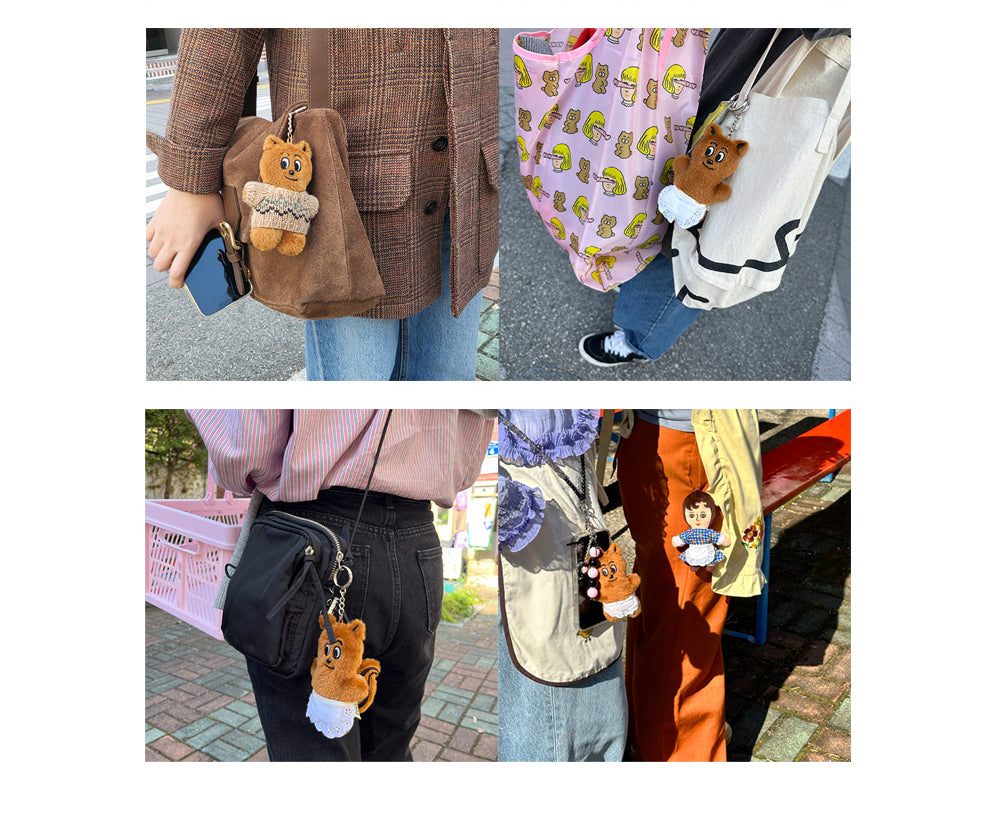 Bakery Aurore & Jean-Paul Plush Keyring Collection