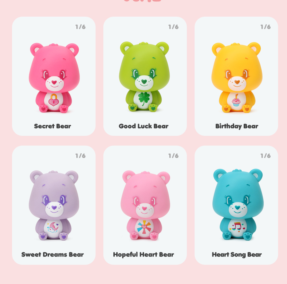 Care Bears Mini Collectible Figure Set – Ver. 2
