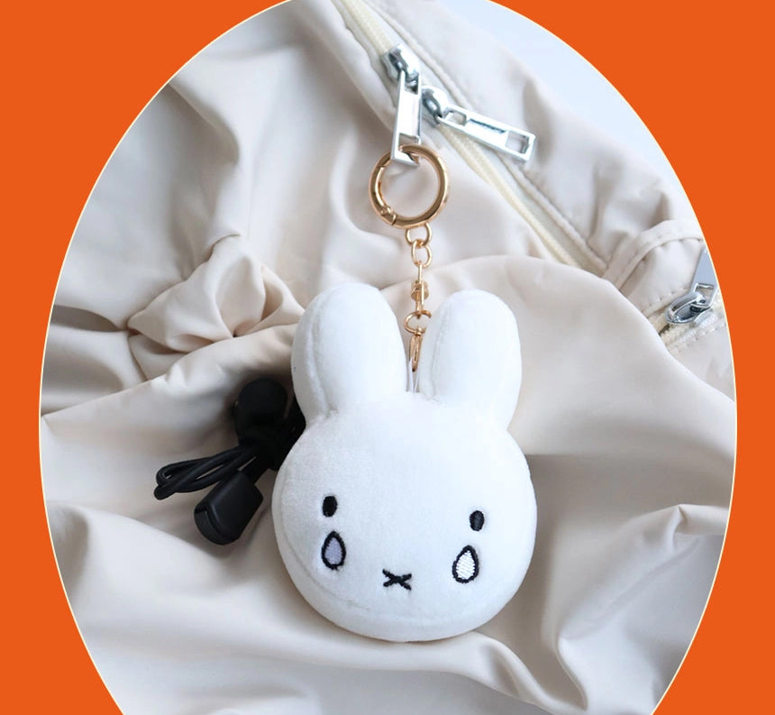 Miffy Face Keyring Bagcharm Crying , Sleepy 2 versions