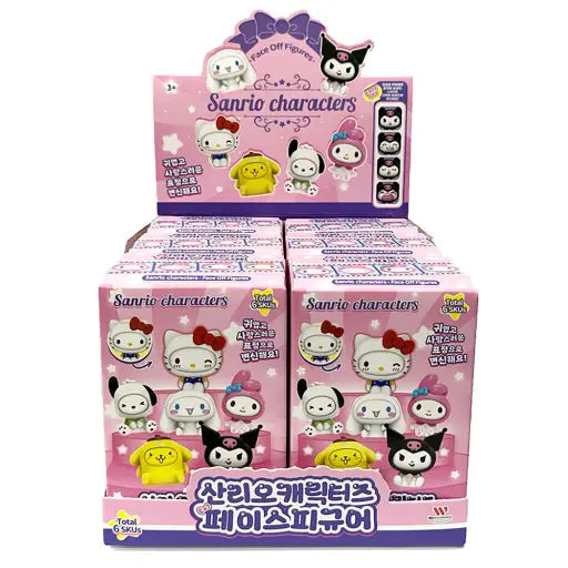 Sanrio Face off Collectable blind Random Figure BOX - Luckyplanetusa