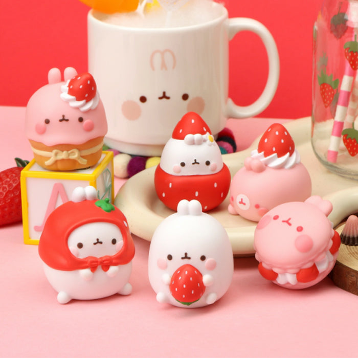 Molang Strawberry Party Blind Box Figure Series