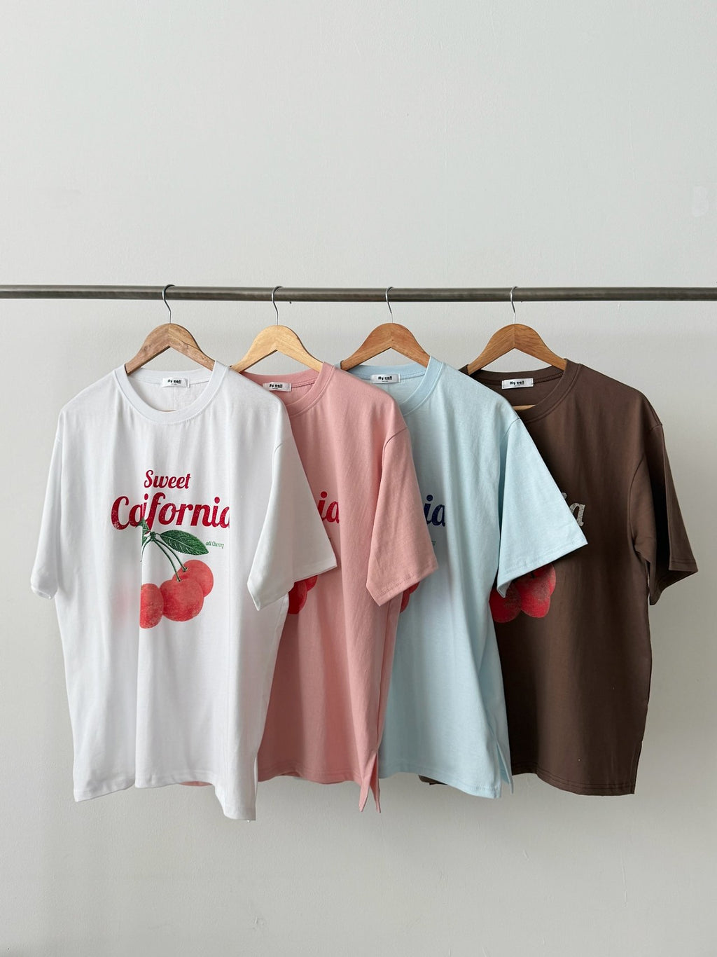 Retro Cherry Oversized Cotton Tee
